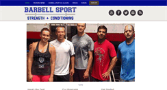 Desktop Screenshot of barbell-sport.com